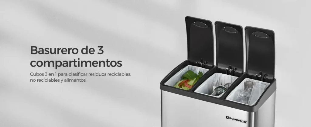 ¡Empieza a Reciclar Ahora y Transforma tu Hogar! Consejos Prácticos para un Futuro Sostenible 9 Cubos de reciclaje