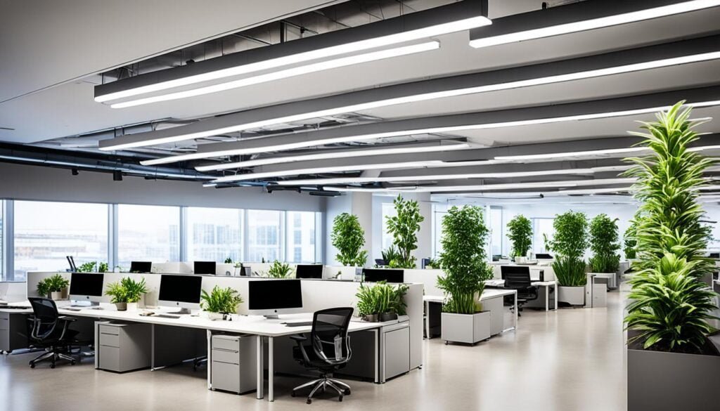 iluminación oficina