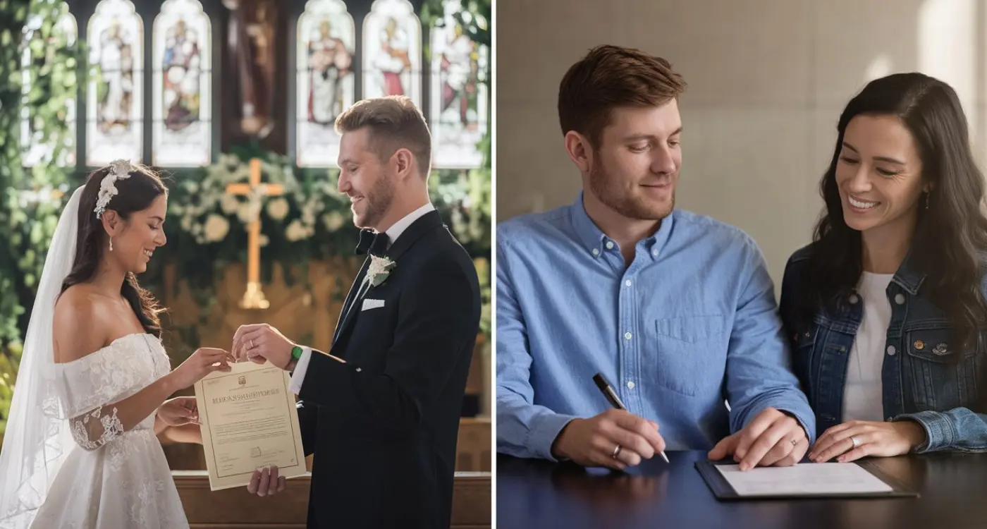 Diferencias entre matrimonio y pareja de hecho