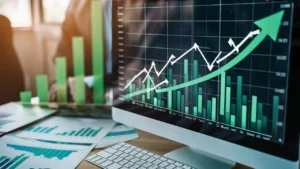 Criptomonedas: Guía completa para principiantes 2024 2 Movimiento al alza de un gráfico