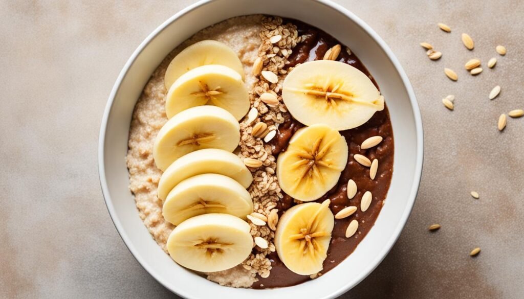 porridge de avena y cacao