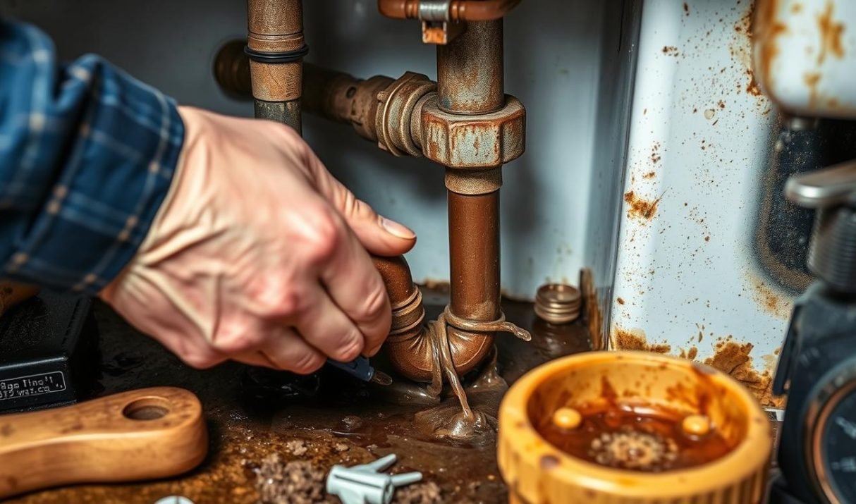 Desatascar una tubería muy obstruida econet: Solución